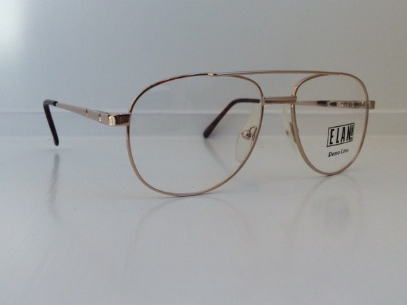 Vintage Gold Eyeglass Frames Aviator Glasses Oversized