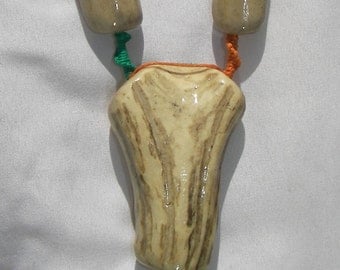 Deer Antler Bone Necklace