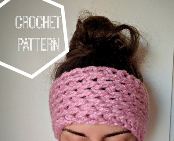 Chunky Crochet Ear Warmer Pattern Ear Warmer Crochet Pattern