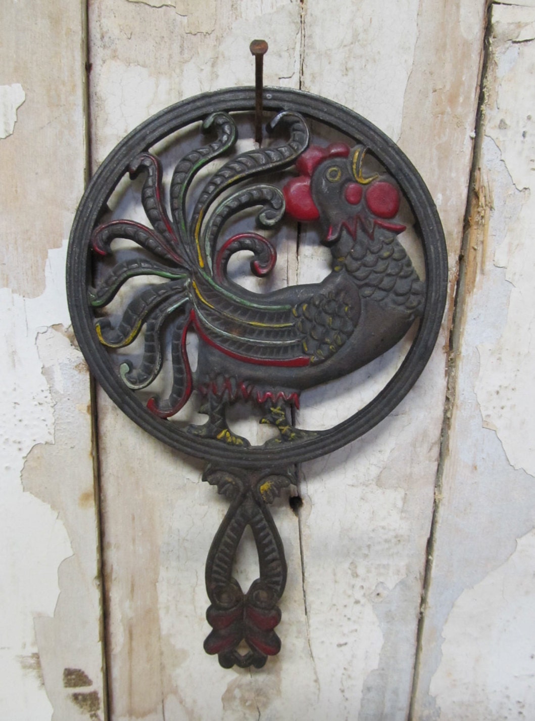 Vintage Retro Wilton Cast Iron Trivet Kitchen