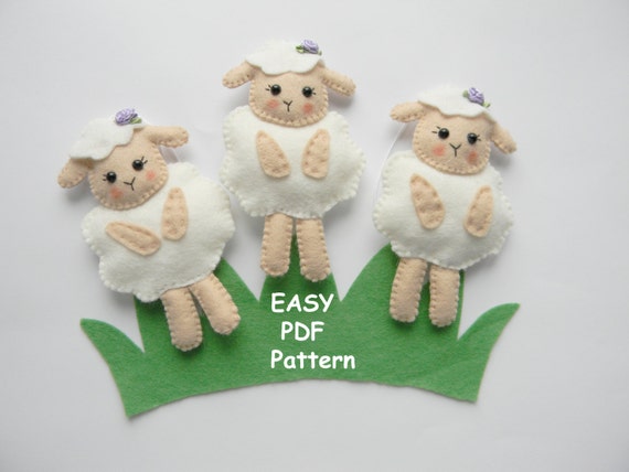 Felt Lamb Pattern | pdf felt lamb pattern felt lamb ornament cute sheep toy farm Felt Lamb Pattern | pdf felt lamb pattern felt lamb ornament cute sheep toy farm