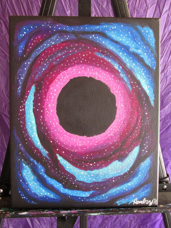 Black Hole 11x14 Acrylic Painting