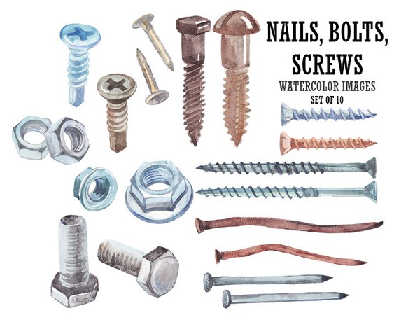 clipart of screws and nails - photo #14