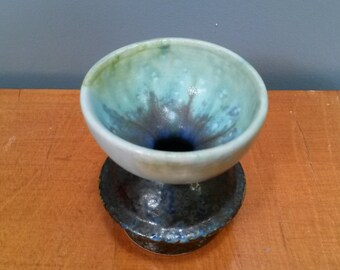 Vintage Liisa Hallamaa miniature vase, Arabia, Finland 1950s (V53)