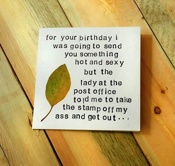 Sexy Birthday Funny Birthday Card By Debbiedickhead On Etsy 