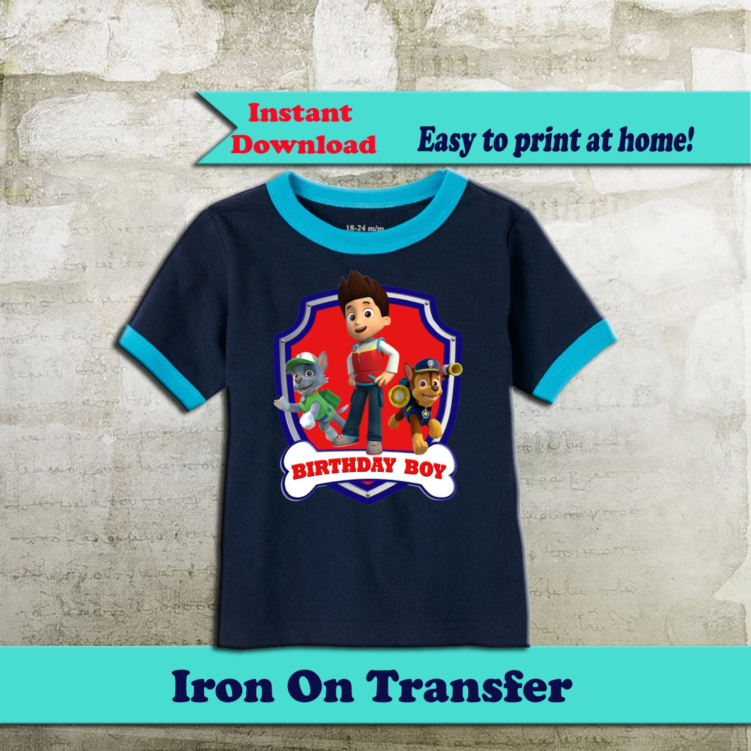 paw patrol t shirt for adults