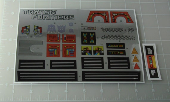 g1 transformers stickers