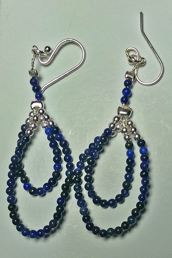 Genuine Lapis Lazuli Earrings