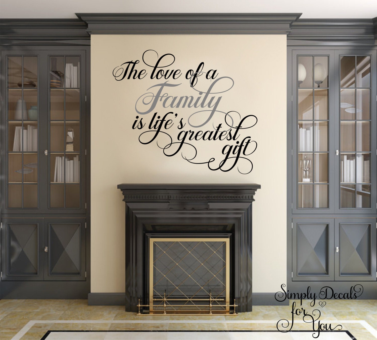 Family Wall Decal Living Room Decal Family Sticker Wall