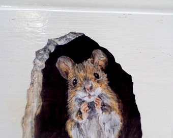 Wall sticker mouse hole, gifts for teachers, mouse hole wall decal, kitchen decor, trompe l'oeil mouse hole, woodland wall decals, mousehole