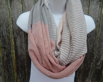 Color block Infinity Scarf