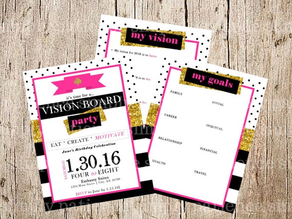 Vision Board Party Package
