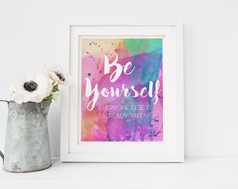 Be yourself everyone | Etsy