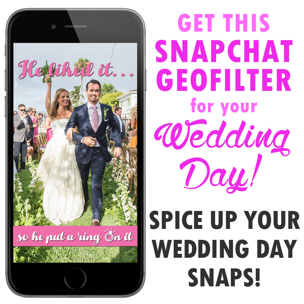 Snapchat Geofilter for Wedding Day He liked by SnapGeoFilters