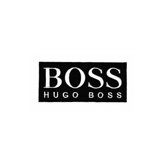 Vest HUGO BOSS POW Word Sign Embroidered Sew Iron On Biker