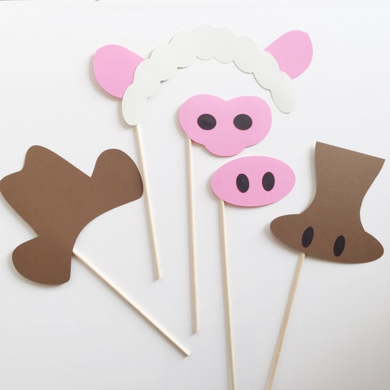 Items similar to Farm Photo Booth Set - Farm Photo Prop - Photo Booth ...