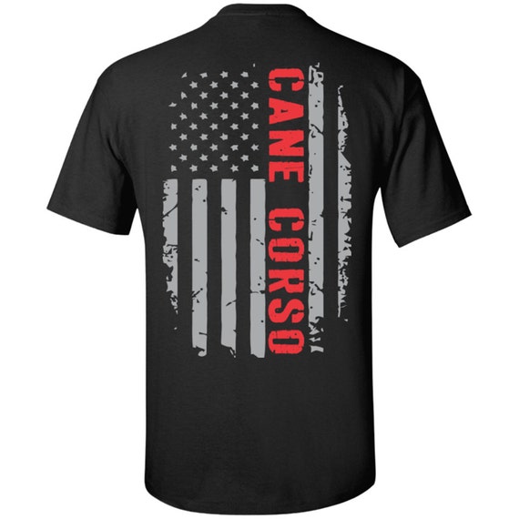 Cane Corso American Flag Tee Shirt