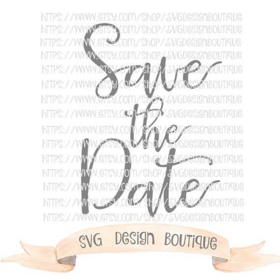 Download Wedding SVG Save the Date SVG Vinyl cutting File Dxf