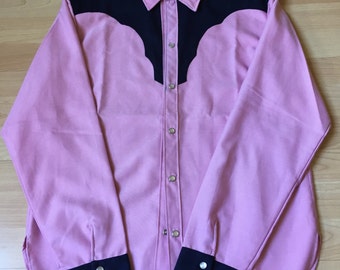 Western Shirt Pink & Blue