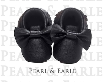 Black Baby Shoes, Baby Shoe, Toddler Shoe, Baby Moccasins, Leather Moccasins, Toddler Moccasins, Baby Shoes, Gold Moccasins, Baby Moccasins