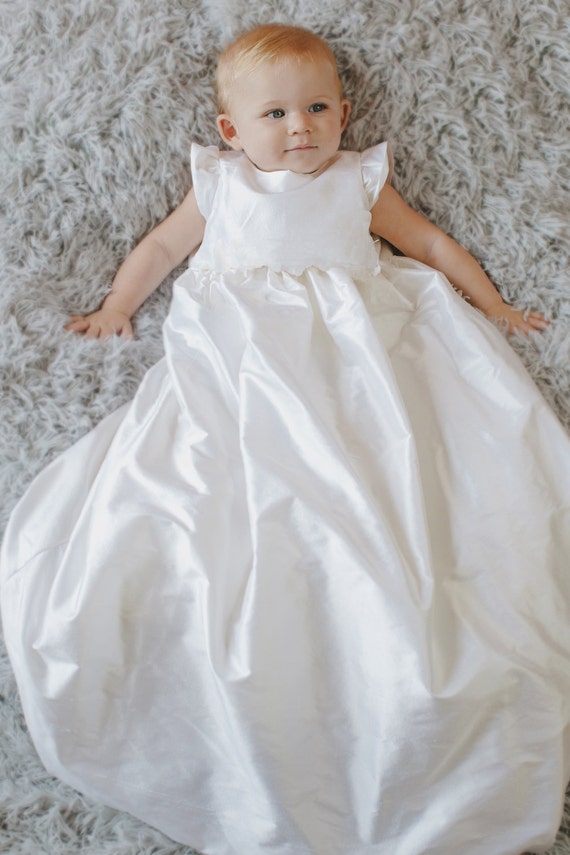 Christening Gown Baptism Gown Baptism Dress for Baby Girl