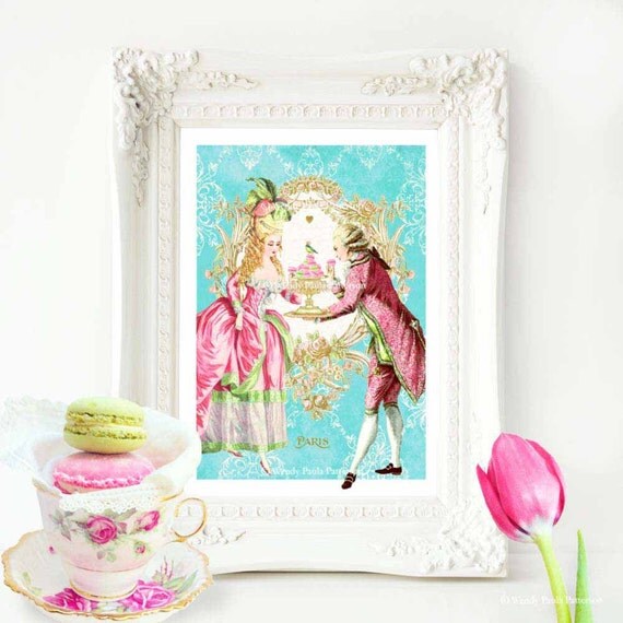 Marie Antoinette Home Decor | marie antoinette print french vintage home decor by Marie Antoinette Home Decor | marie antoinette print french vintage home decor by