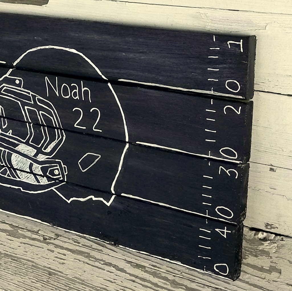 Personalized Football Sign Wooden Sports Wall Decor by 0namesleft
