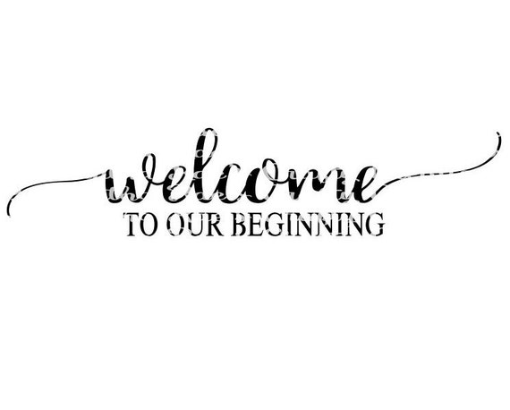 SVG PNG DFX Welcome to our Beginning Digital Files