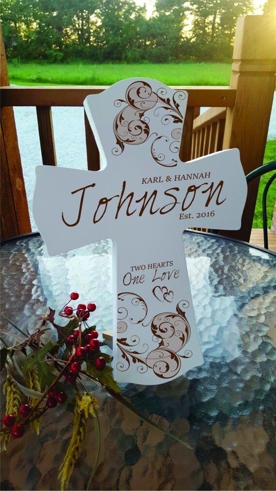 Personalized Wedding Cross Religious Wedding Cross