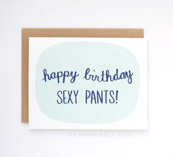 Funny Birthday Card Sexy Birthday Card Happy Birthday Sexy