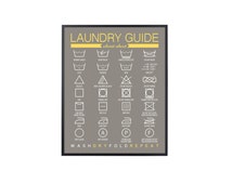 Popular items for laundry cheat sheet on Etsy