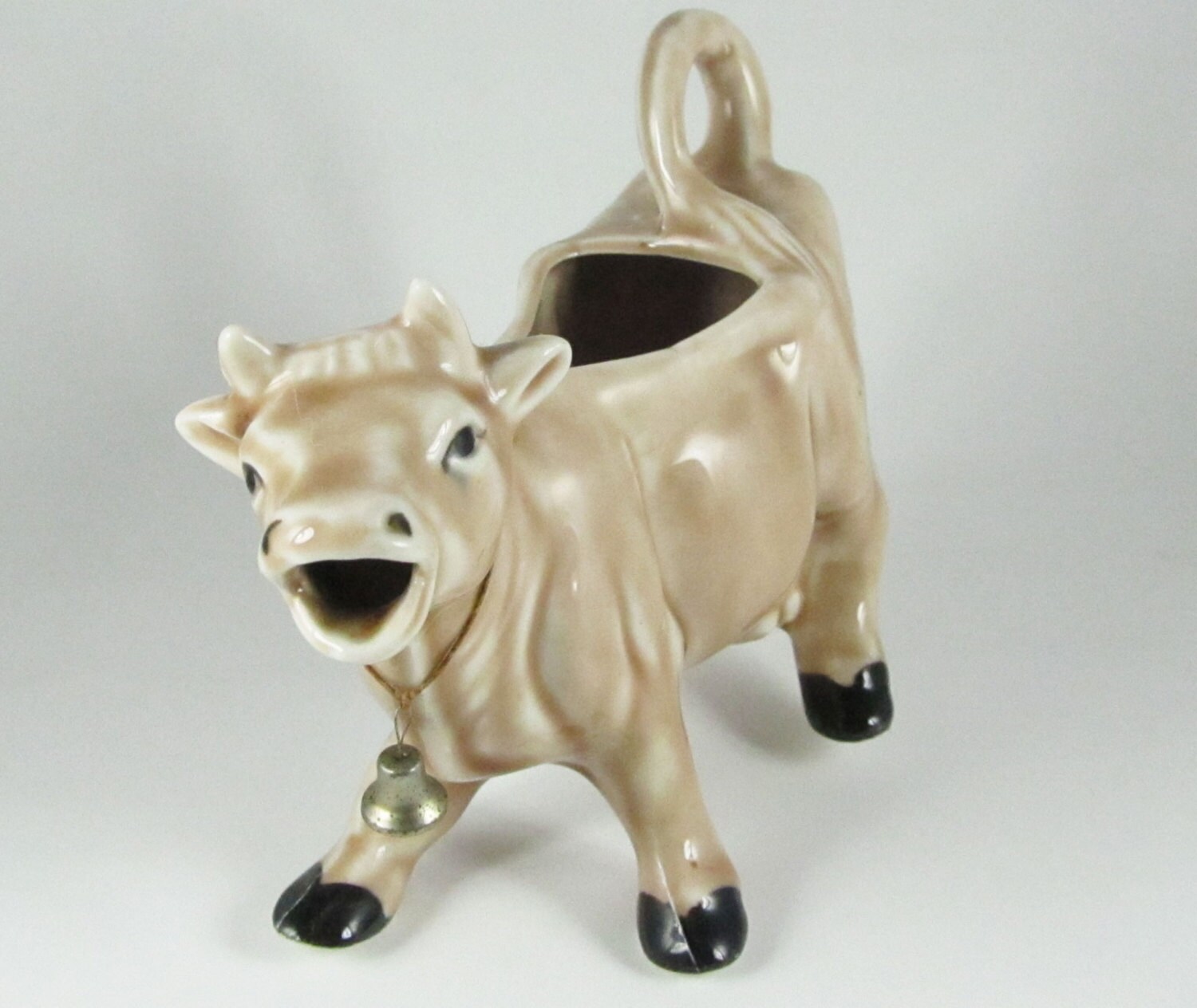 Vintage Cow Creamer Brown Cow Cream Pitcher