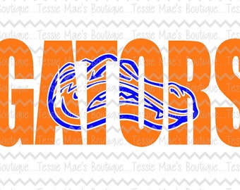Gators Knockout, Gators, Mascot, Florida, SVG, DXF, EPS, Instant Download, Digital Design