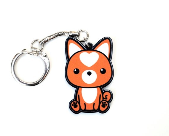 shiba inu keychain plush