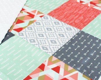 Bohemian Aztec Geometric Blanket
