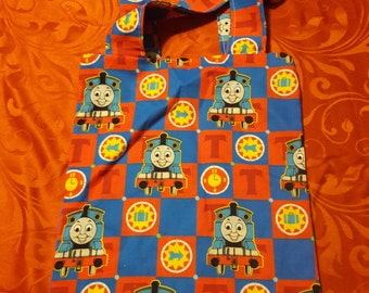 Thomas the Train - Church Quiet Bag - Car Busy Bag - Halloween Trick or Treat Bag - Handmade