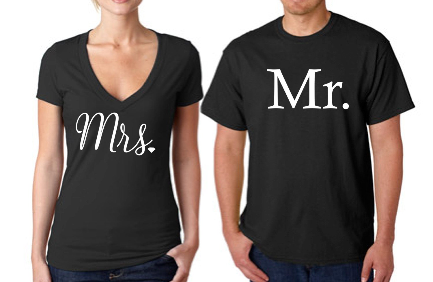 MR and MRS shirts newlywed shirt wedding gift bridal gift
