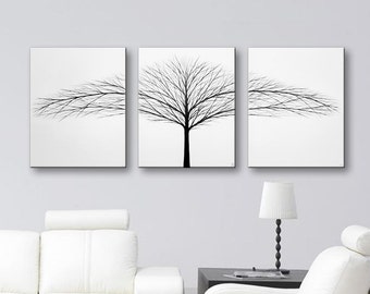 wall art canvas painting 3 piece paintings home decor ideas wall decor black and white paintings - White Wall Decor wall art canvas painting 3 piece paintings home decor ideas wall decor black and white paintings - White Wall Decor