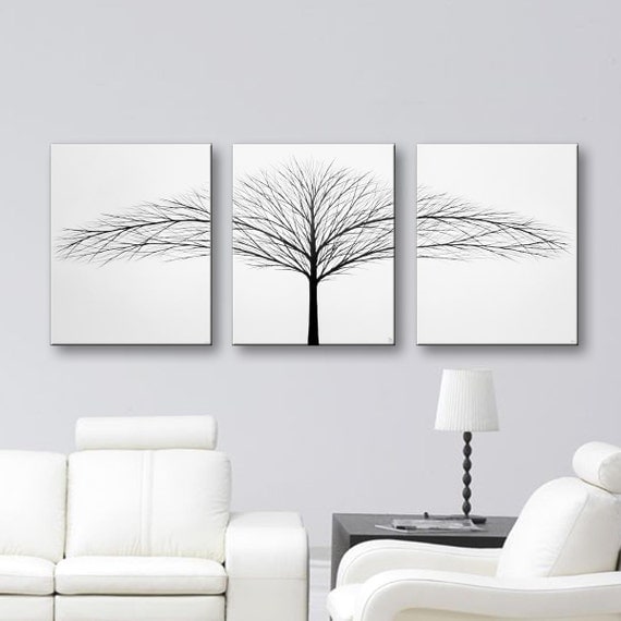 Black And White Canvas Wall Art tree of life painting wall art bedroom wall decor original Black And White Canvas Wall Art tree of life painting wall art bedroom wall decor original