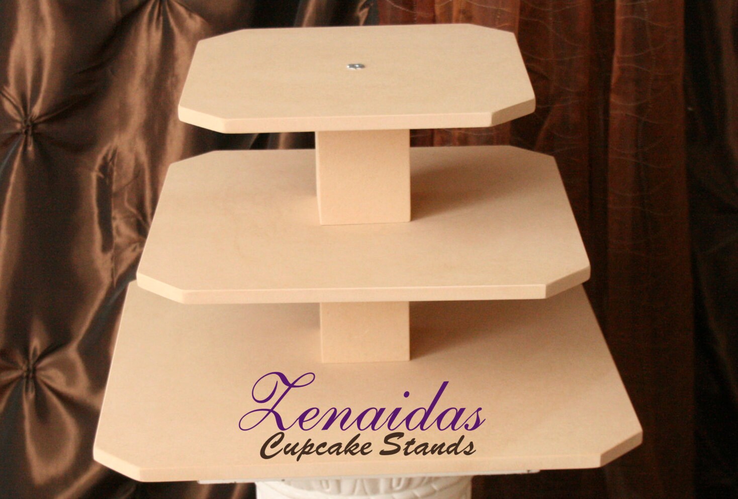Cupcake Stand Square 3 Tier MDF Wood DIY Project Cupcake Tower