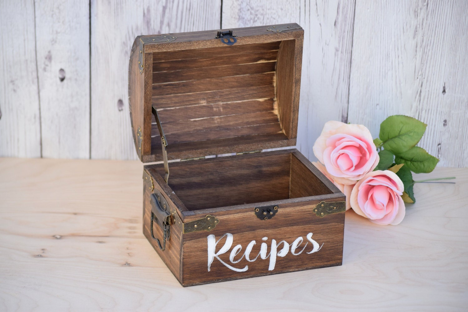 Recipe Box Personalized Recipe Box Housewarming Gift