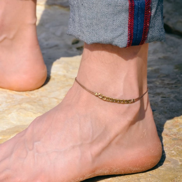 Gay men feet bracelets