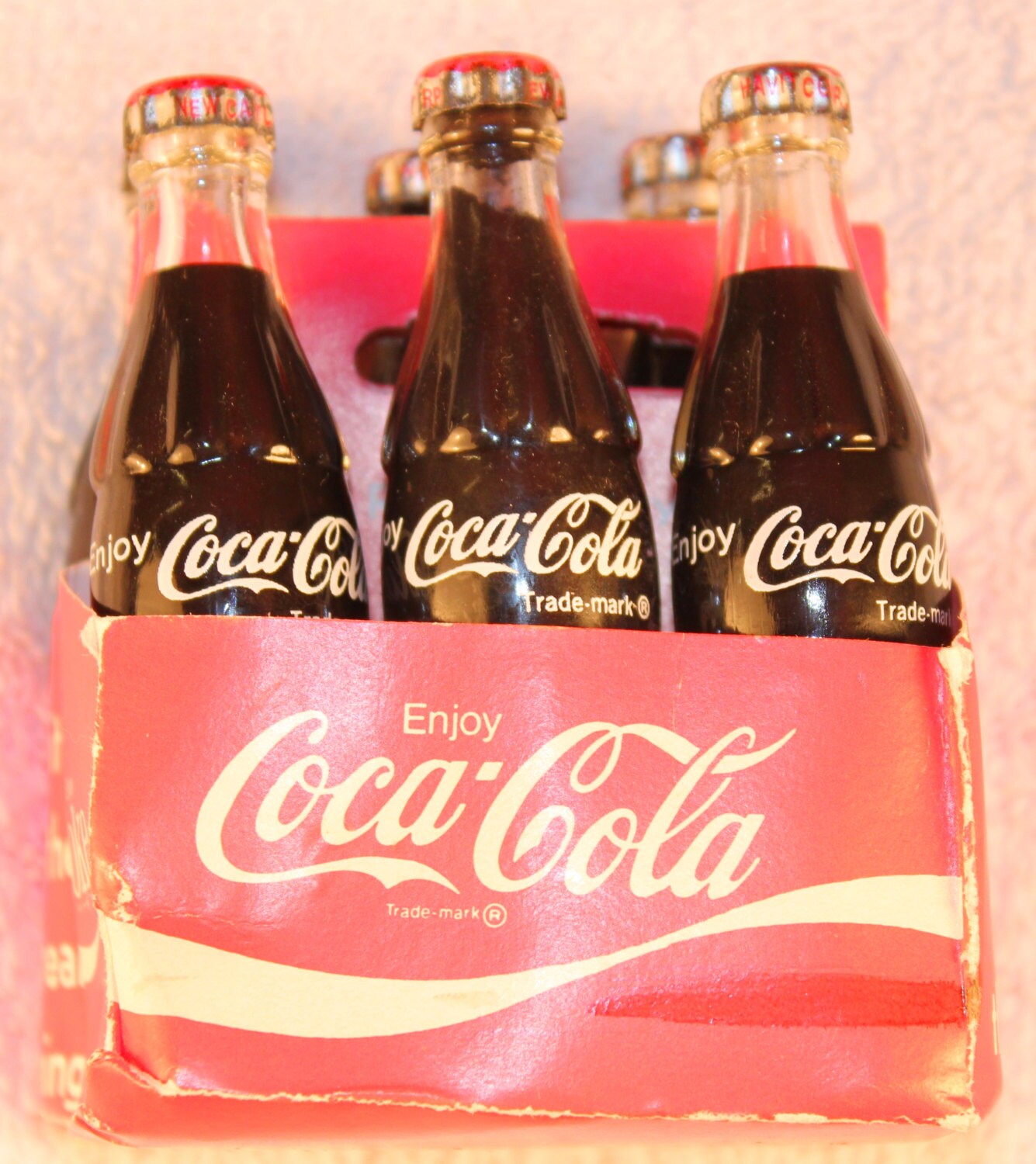 mini plastic coke bottles