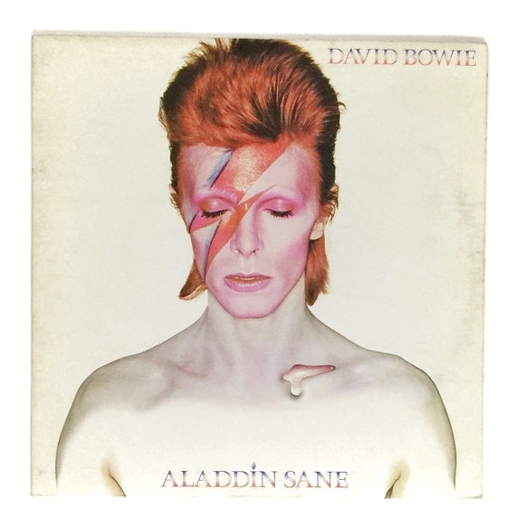 Vintage 70s David Bowie Aladdin Sane Gatefold Album Record Vinyl LP eBay