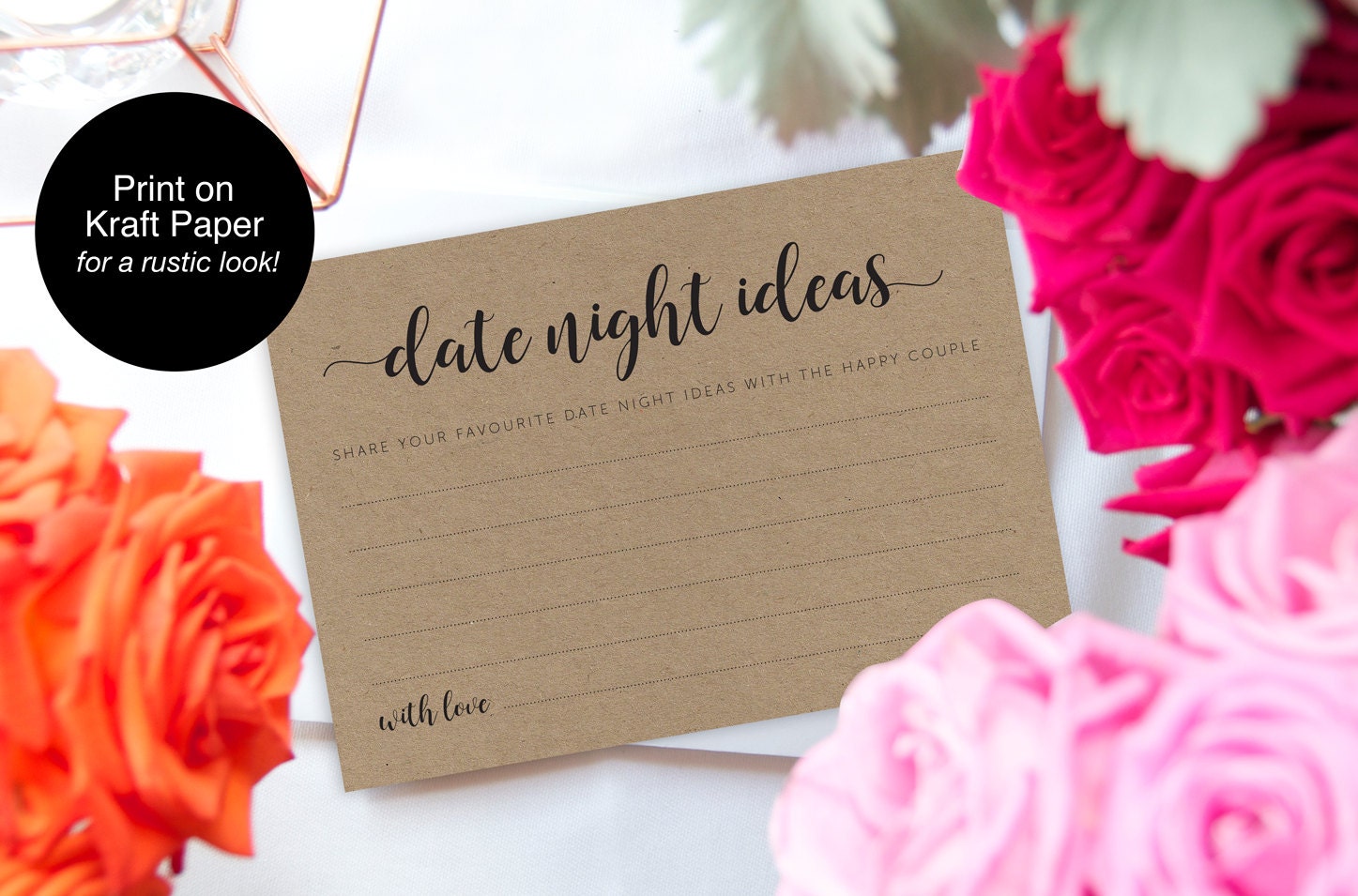 Date Night Ideas Cards Printable