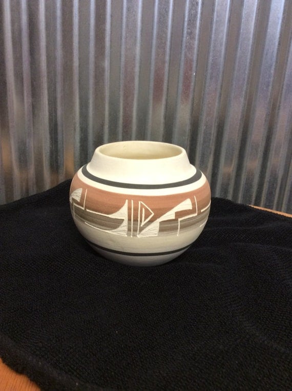 Navajo Pottery signed Silas