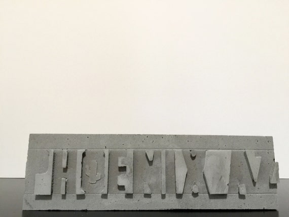 Peabo Phoenix AZ 3D Illusion Plaque / Cement