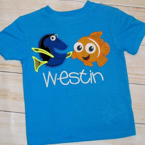 Items Similar To Finding Nemo Finding Dory Inspired Shirt On Etsy