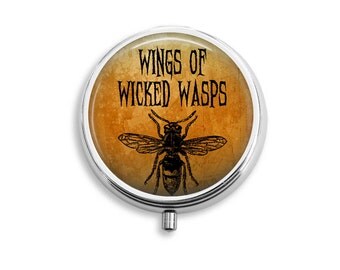 Wasp Pill Box,Unique Gift Idea.