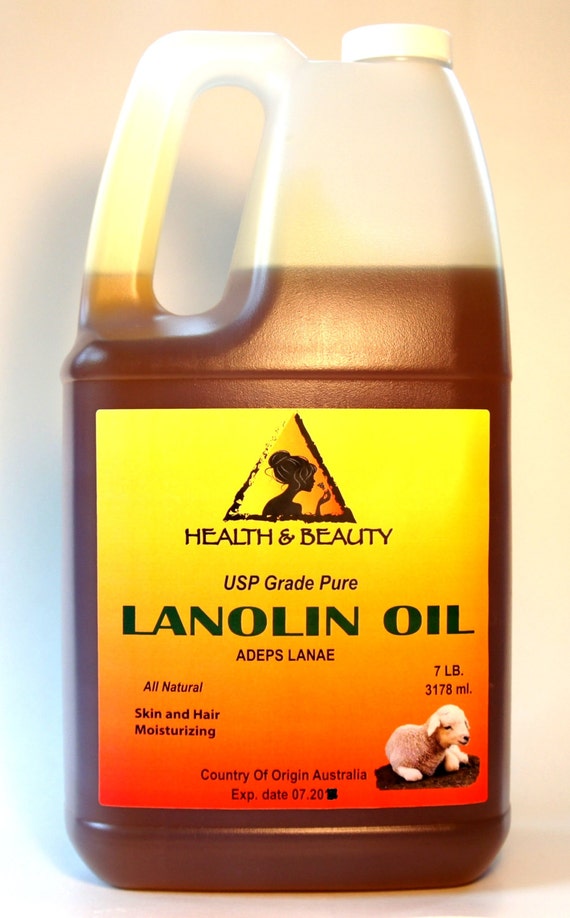 7 Lb 1 gal LANOLIN OIL USP Grade 100 Pure Skin Hair